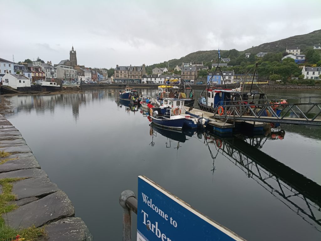 Tarbert, a fishing port on the Firth of Clyde